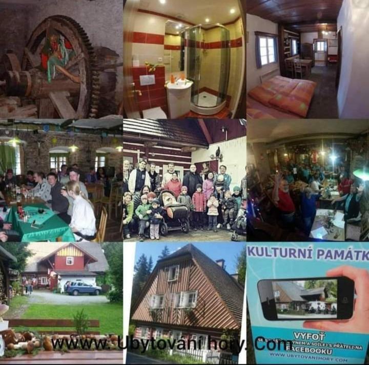 Roubenka Mlyn U Skaly Destne V Orlickych Horach Volne Terminy 5 Bytu Экстерьер фото